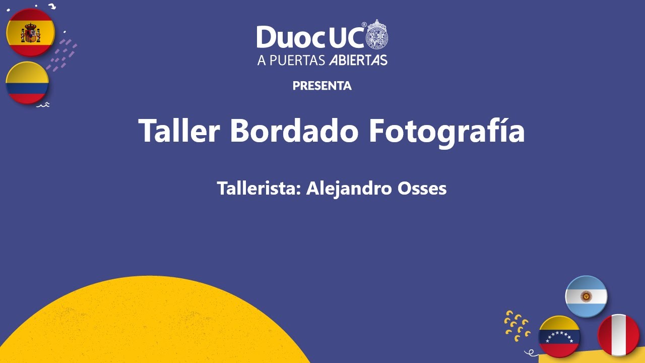Taller Bordado Fotografía