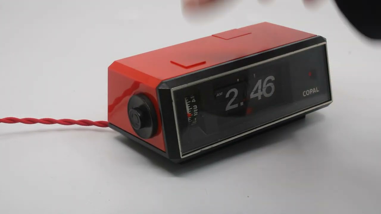 Refurbished Copal SP206 flip alarmclock