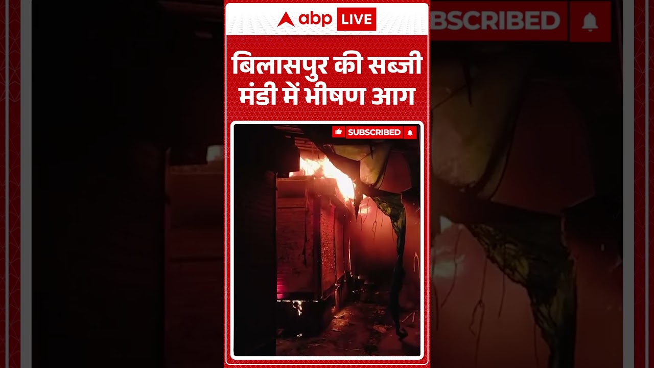 Viral News : बिलासपुर की सब्जी मंडी में भीषण आग | #ytshorts #bilaspur #viralnews #firenews