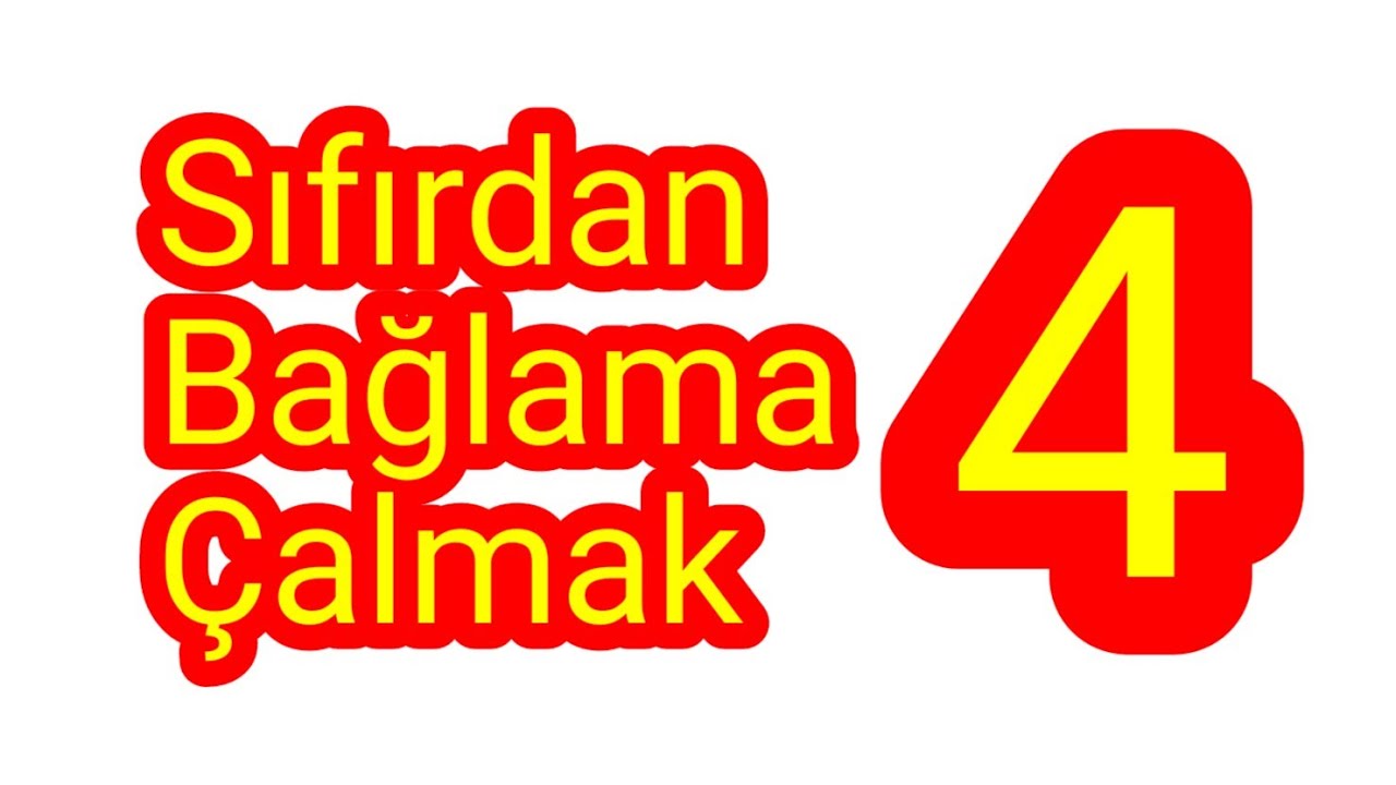 Sıfırdan Bağlama Çalma Dersleri - 4 (Lorke - Halay)