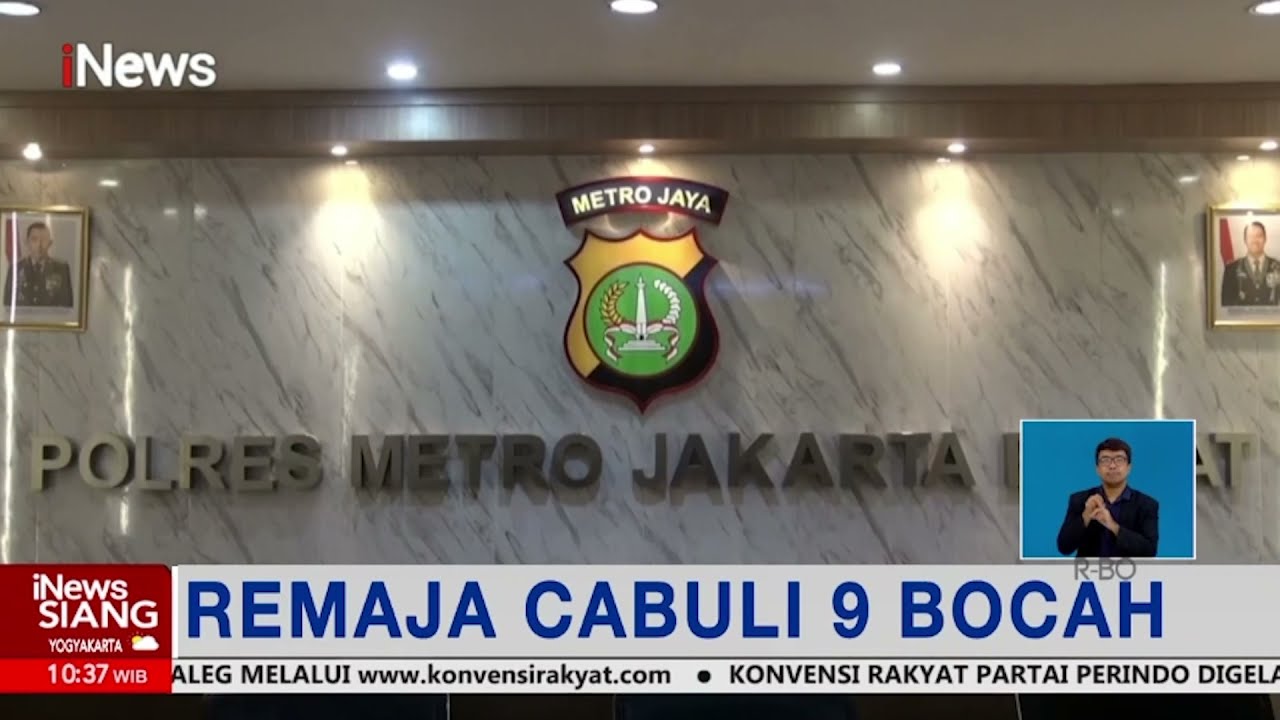 Polisi Tangkap Siswa SMP Pelaku Pelecehan Seksual 9 Anak #iNewsSiang 23/12