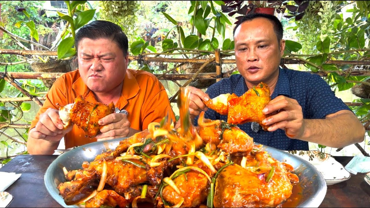 “ẨM THỰC ĐỔNG QUÊ” Chương Trình Ăn Uống ĐÙI GÀ QUAY NƯỚC MẮM Ngon Hết Sảy | LQ 