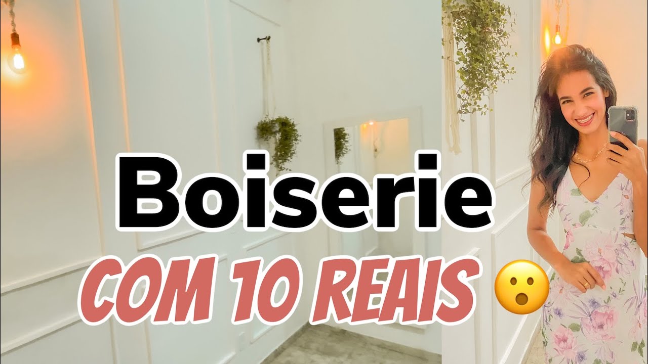 O Boiserie mais barato que vc já viu😱