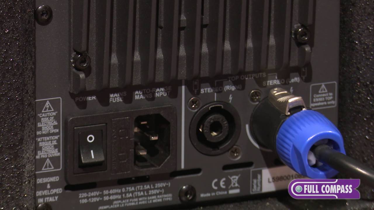 Обзор стереосистемы dB Technologies ES 503 Tri-Amp Entertainment | Полный компас
