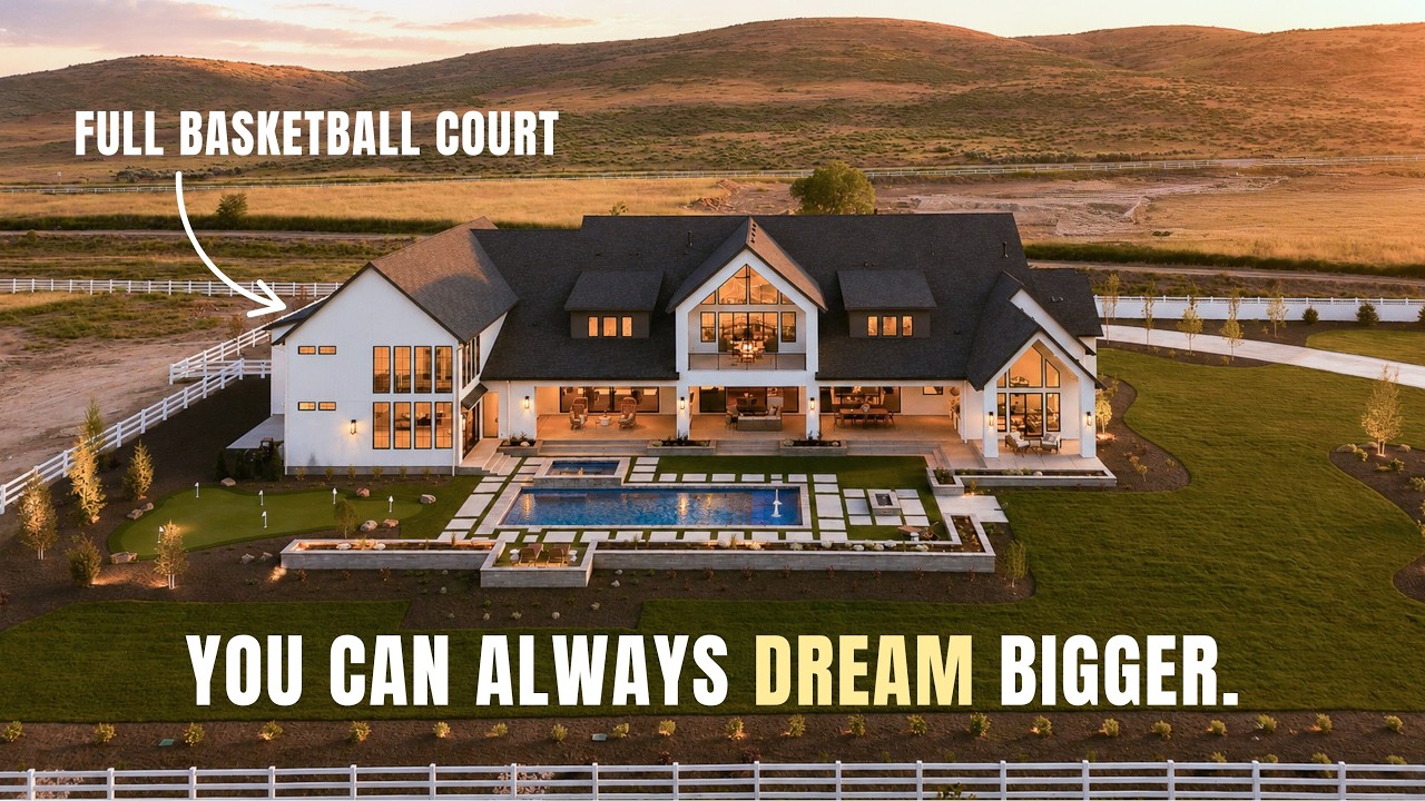 Drone Tour: MASSIVE Parade Home in EAGLE Idaho | Highland Homes