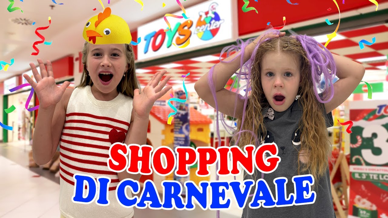 SHOPPING DI CARNEVALE! 🎭 Compriamo COSTUMI e ACCESSORI INSIEME A VOI ❤️❤️
