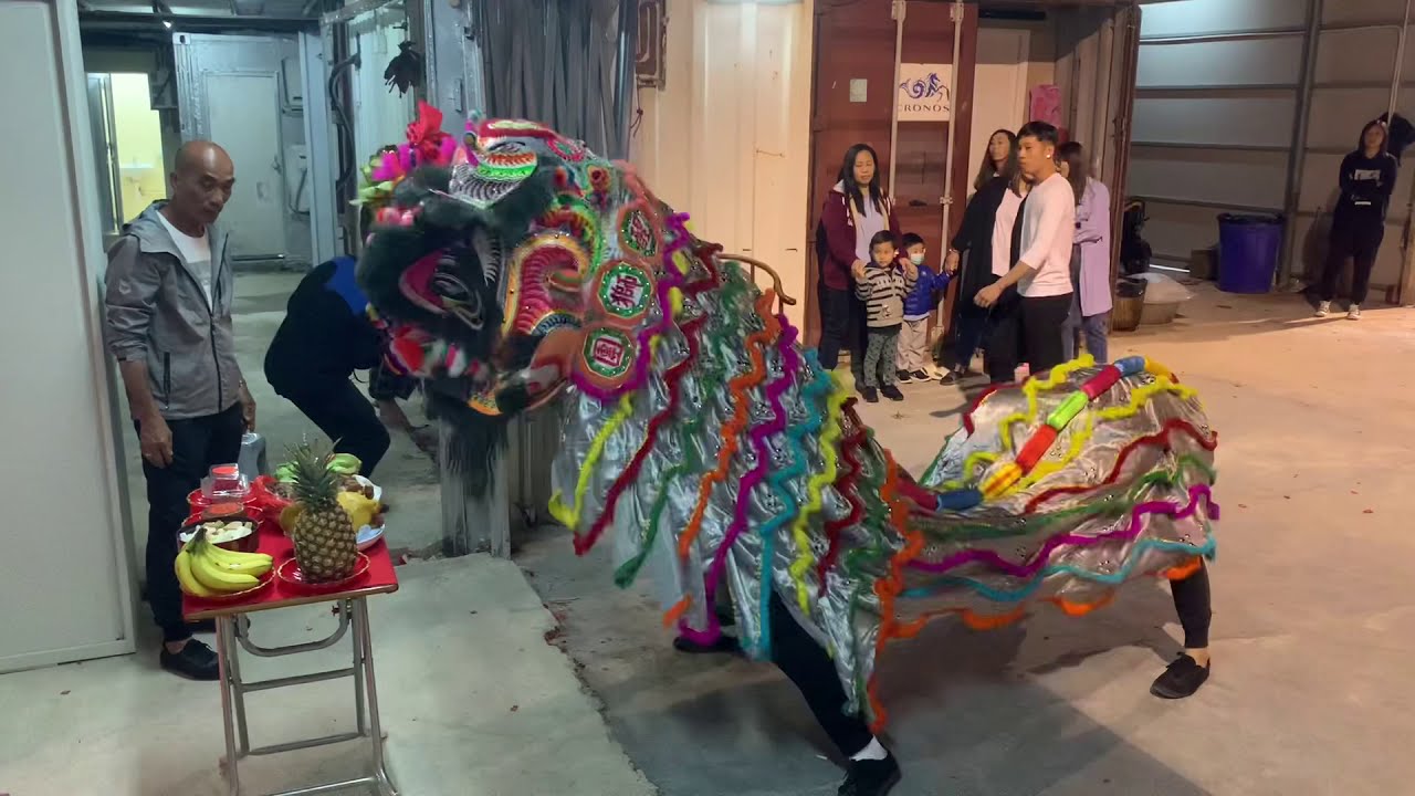 2021年年初三醒獅開光 #錦田水頭村醒獅團