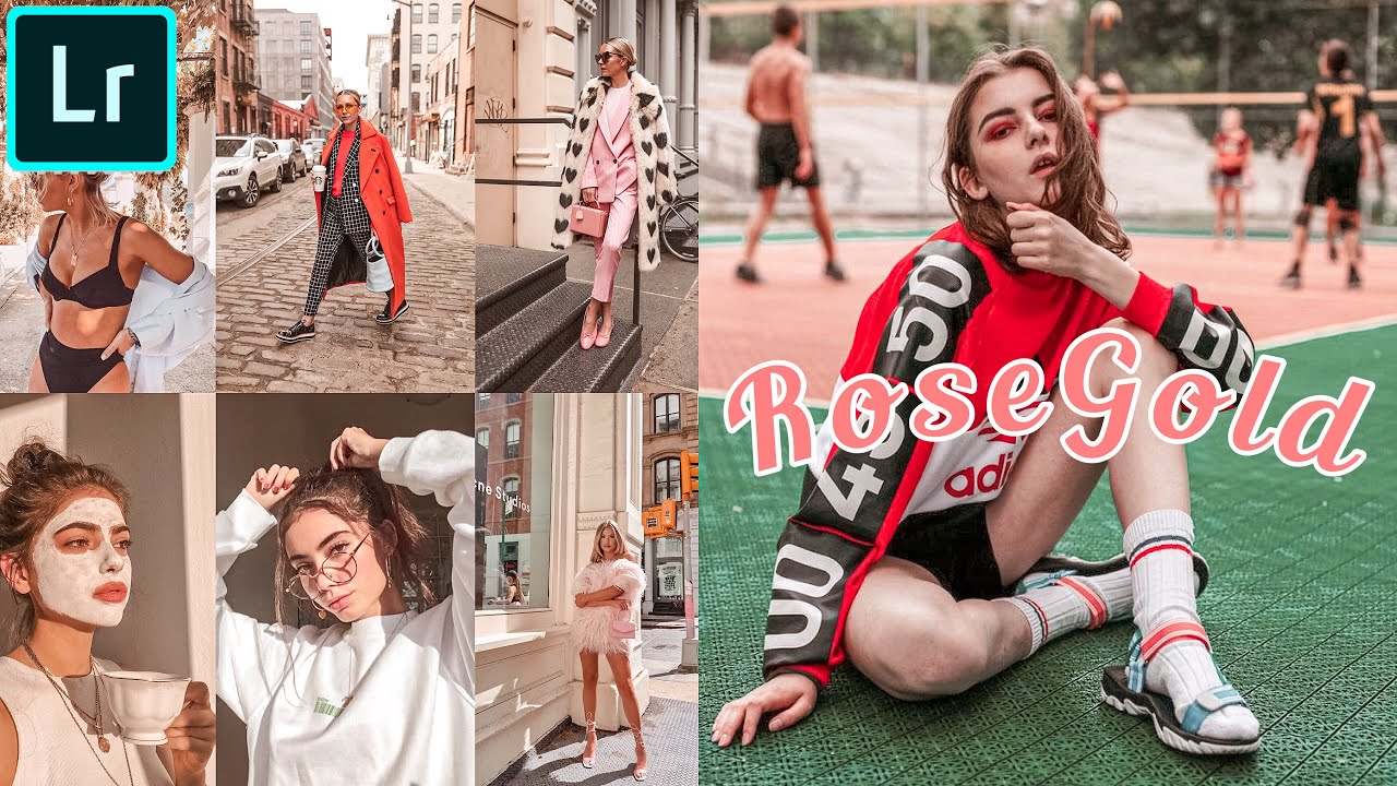 Lightroom mobile cc | Free Dng Preset | Rosegold Preset Tutorial 2020.✨💕