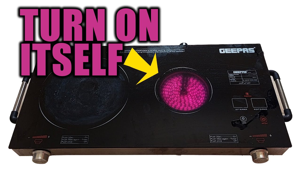 Infrared Cooker Stays ON repair (solved)