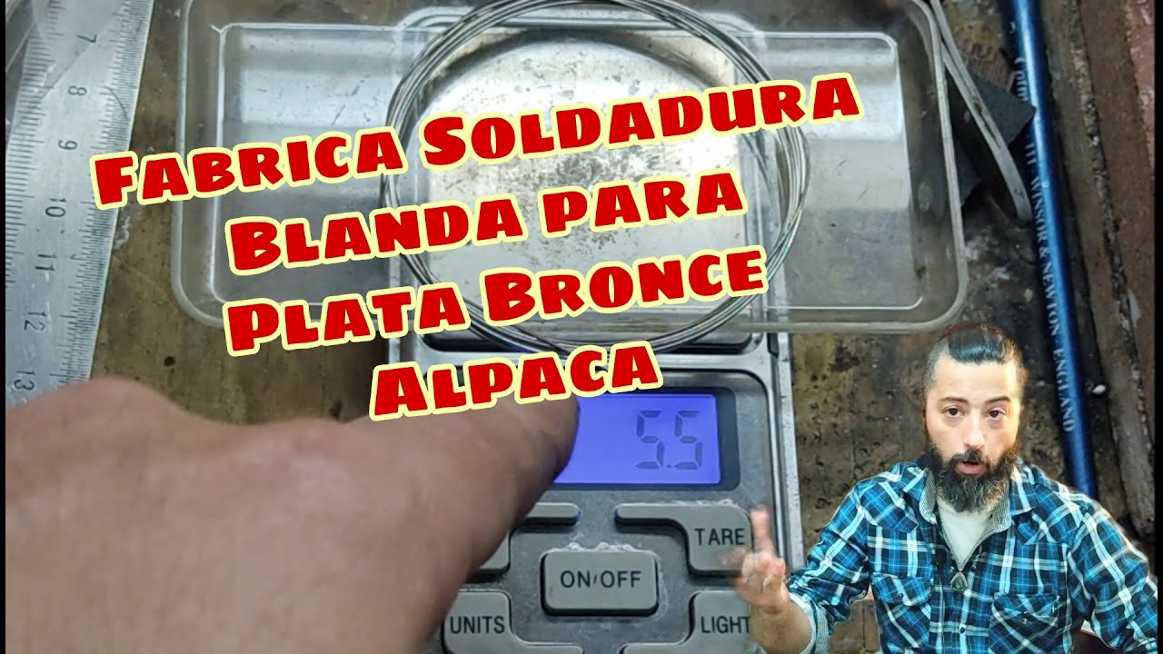 Como Fabricar Soldadura Blanda para Plata Bronce o Alpaca