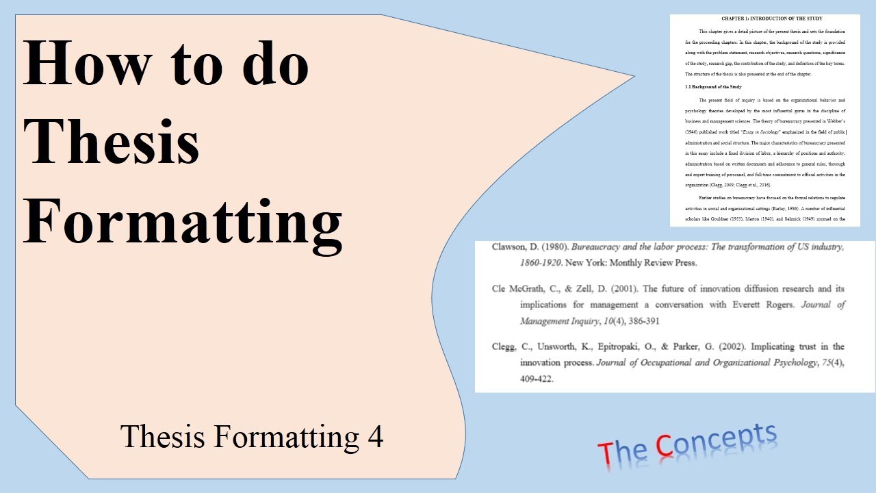 How to Format Thesis in APA