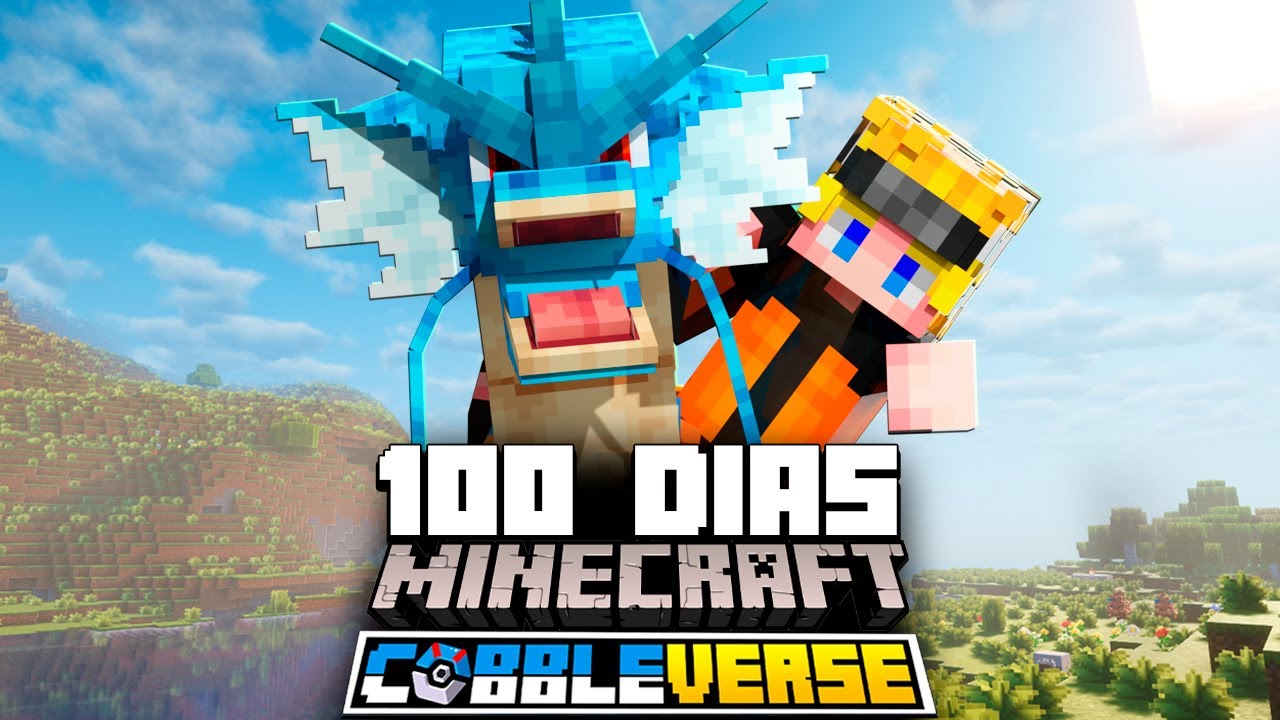 Sobreviv&iacute; 100 d&iacute;as en Un Mundo Pokemon En Minecraft | Cobbleverse (1)