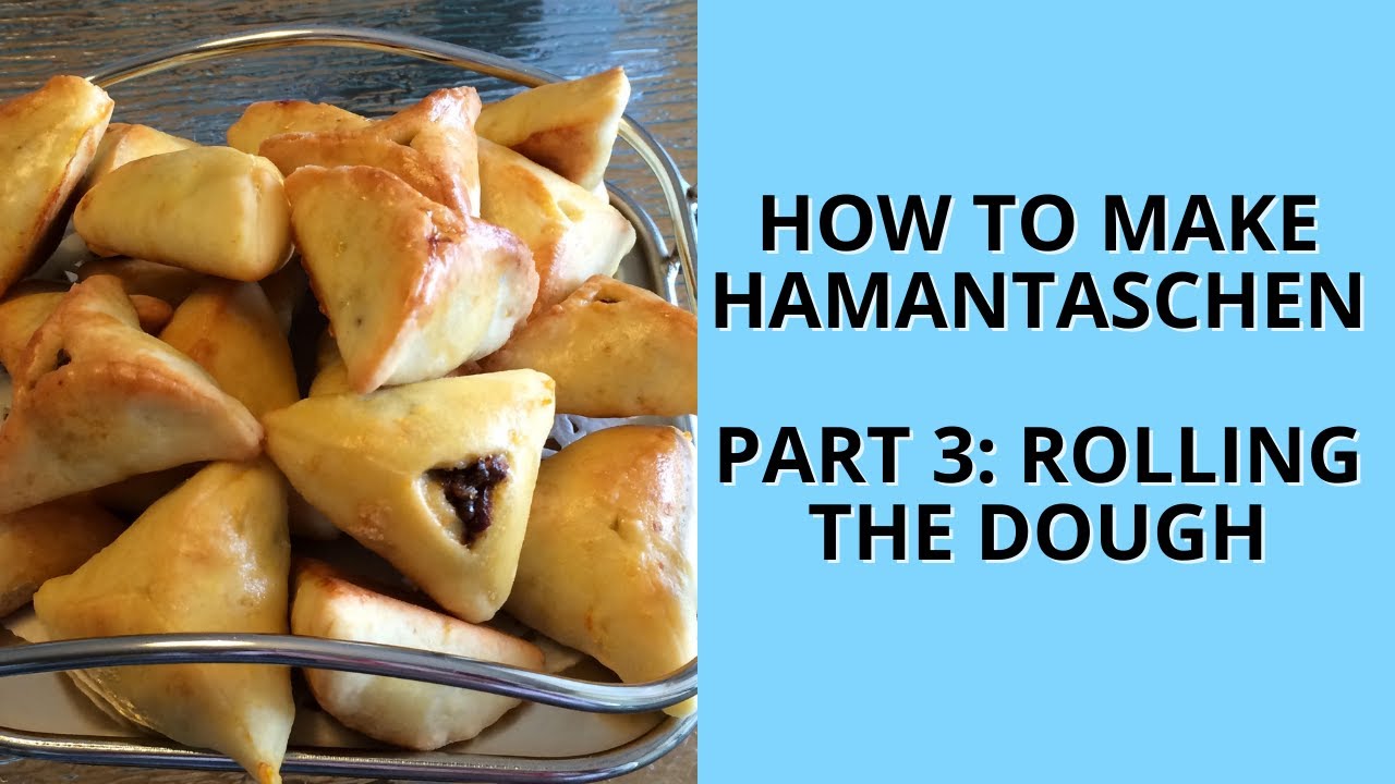 How To Make Hamantaschen Part 3: Rolling the Dough - Carla's Purim Hamantaschen