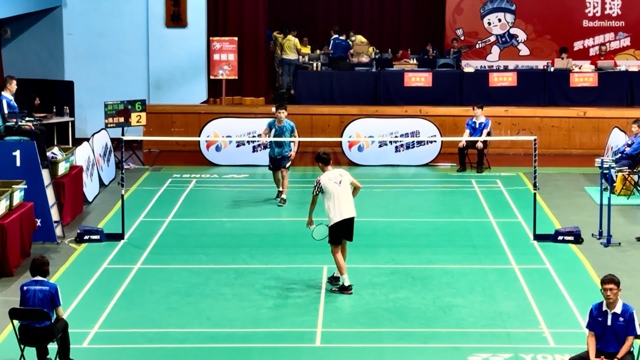 🔥逆轉再逆轉的精彩男單對決🔥114年全運會羽球🏸｜男團決賽第一點｜蘇偉誠（臺北市）vs 吳哲穎（台南市）