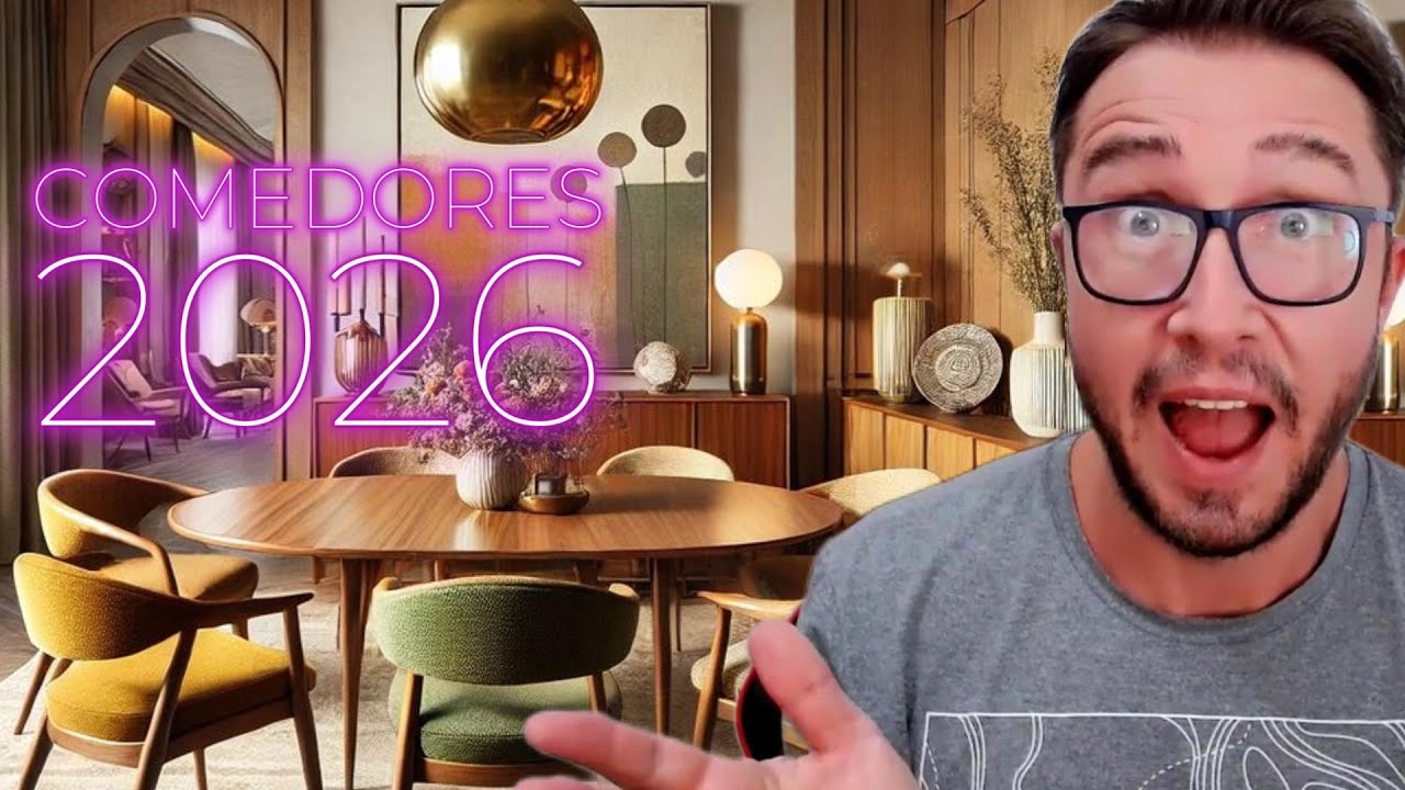 COMEDORES MODERNOS 2026 - TENDENCIAS DECORACIÓN