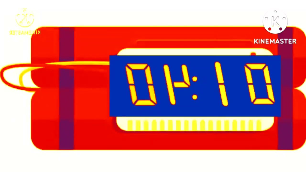 100 Seconds Countdown BBC Digital Bomb Timer in Robot Flip
