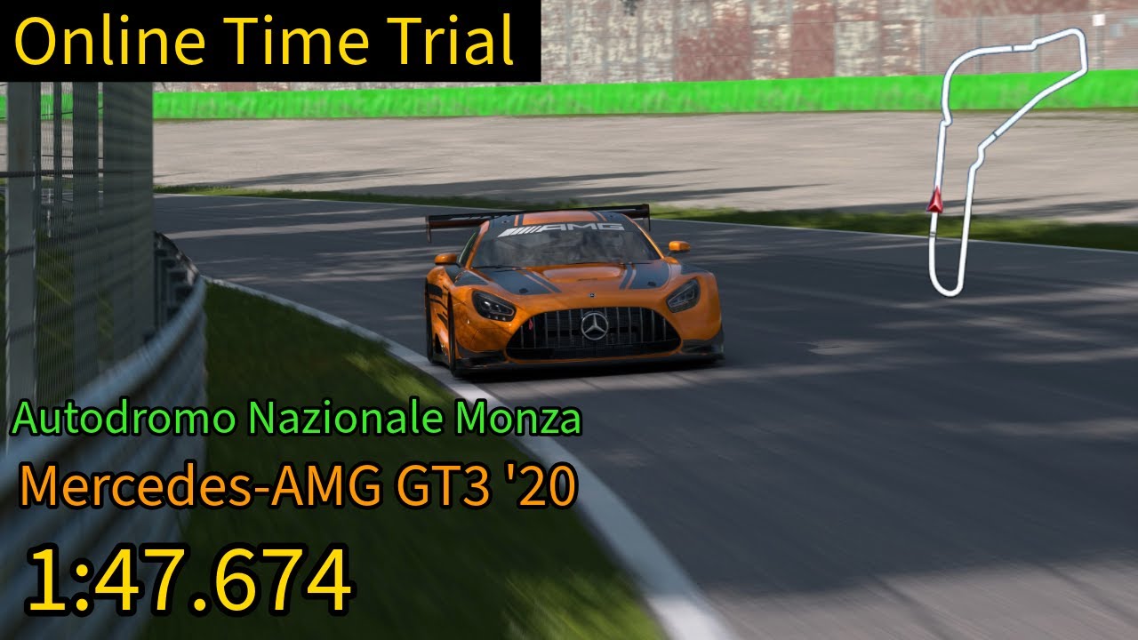 GT7 | Online Time Trial - Autodromo Nazionale Monza [Mercedes-AMG GT3 '20]