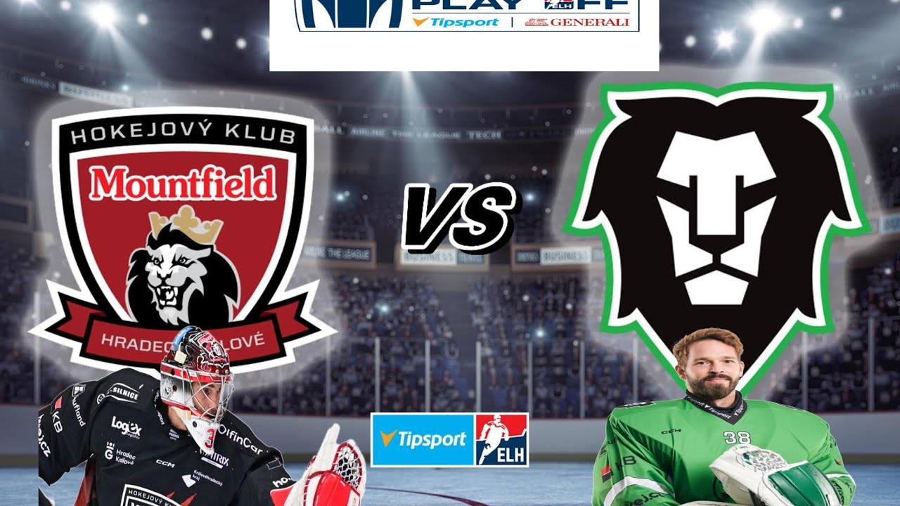 NHL 25 EXTRALIGA PLAYOFF BK MLADÁ BOLESLAV VS MOUNDFIELD HRADEC KRÁLOVÉ