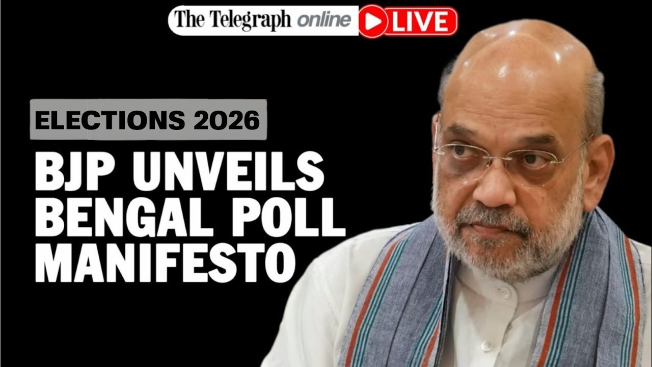 LIVE | Amit Shah Releases BJP Manifesto for 2026 Bengal Elections