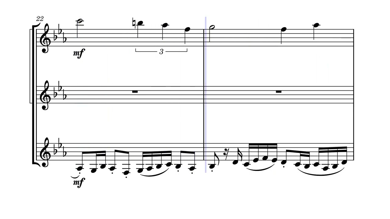 Sleeping in Class – Composition for Clarinet Trio