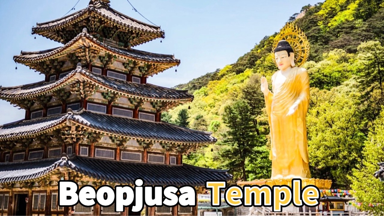 [VLOG] Beopjusa Templeㅣ 대한불교조계종 (Daehan Bulgyo Jogyejong)ㅣ 법주사 (Beopjusa)ㅣ UNESCO World Heritage