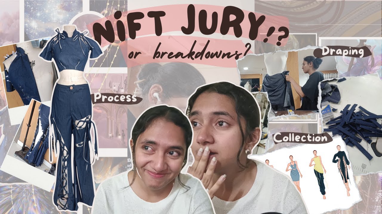 Had a MAJOR BREAKDOWN in my jury | NIFT Jury Part 2 | Design college jury | Fashion Design #nift