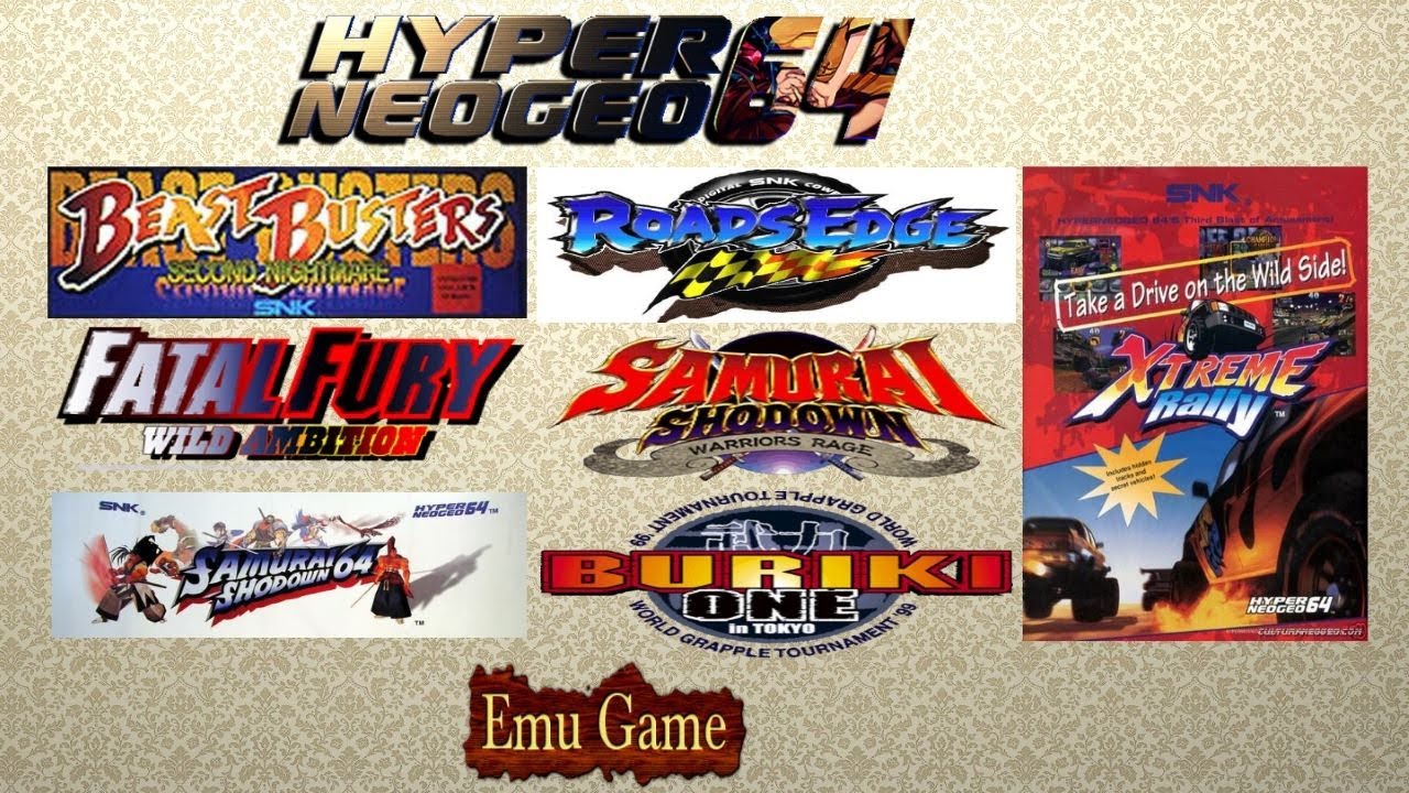 7 Hyper Neogeo 64 games - Tested on MAME 0.240 (Arcade Classics)