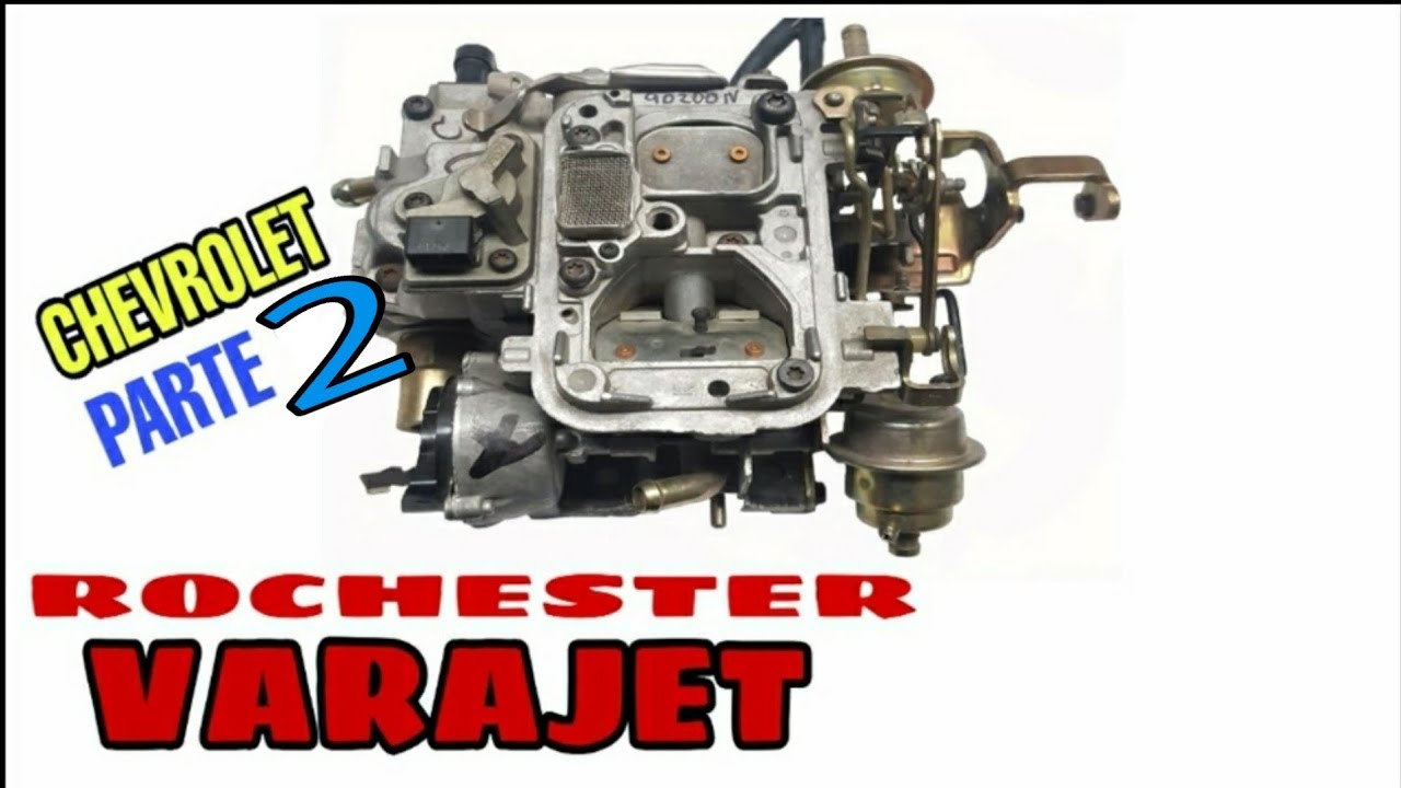 RECONSTRUCCIÓN de carburador Rochester Varajet Chevrolet PARTE 2