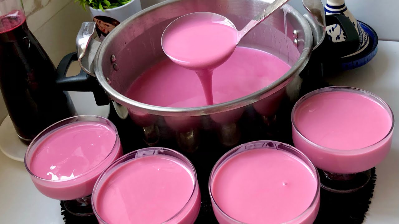 وأخيرا لقيت وصفة رايبي جميلة بملون طبيعي احسن من ديال المحلبات👌بجوج مكونات⁉️