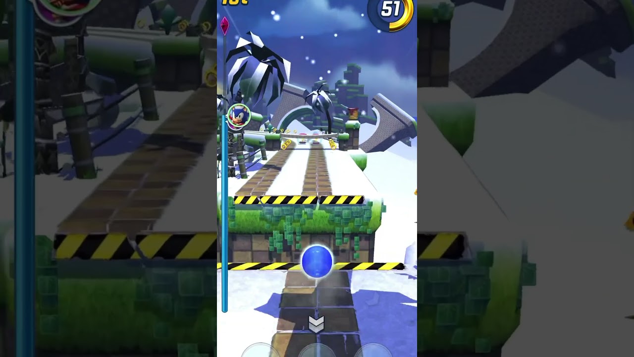 Sonic Forces Speed Battle ❄️ Snowdrift Sonic ❄️ Snowball - Gift Wrapped - Festive Forest ❄️