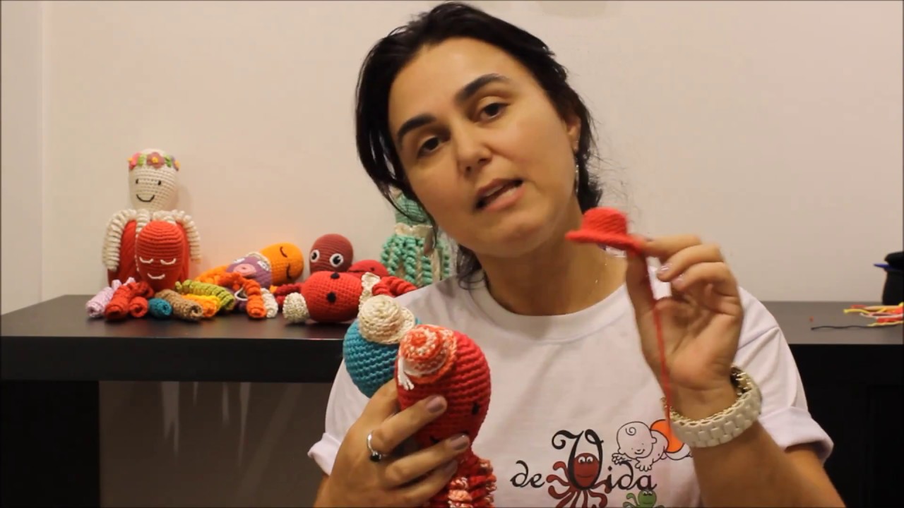 Boné e Chapéu - Acessórios para Polvo de Crochê (receita passo a passo)