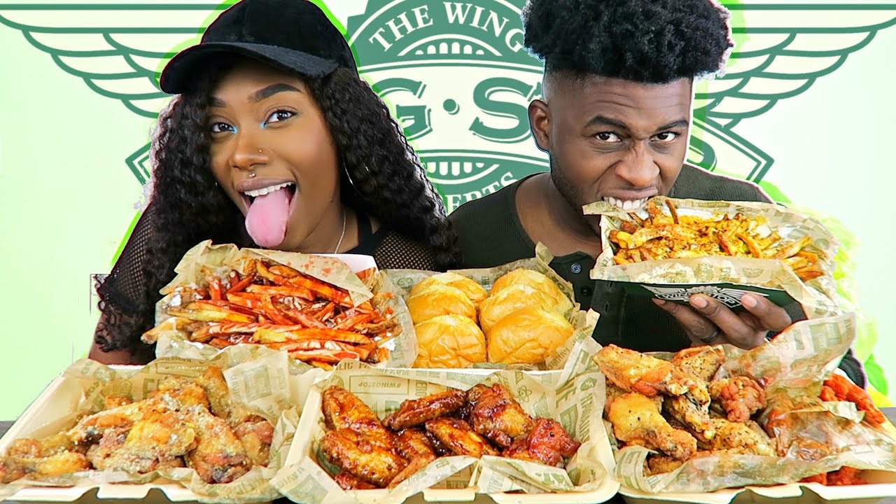 WINGSTOP MUKBANG | LEMON PEPPER, GARLIC PARMESAN, SPICY KOREAN BBQ, & HOT