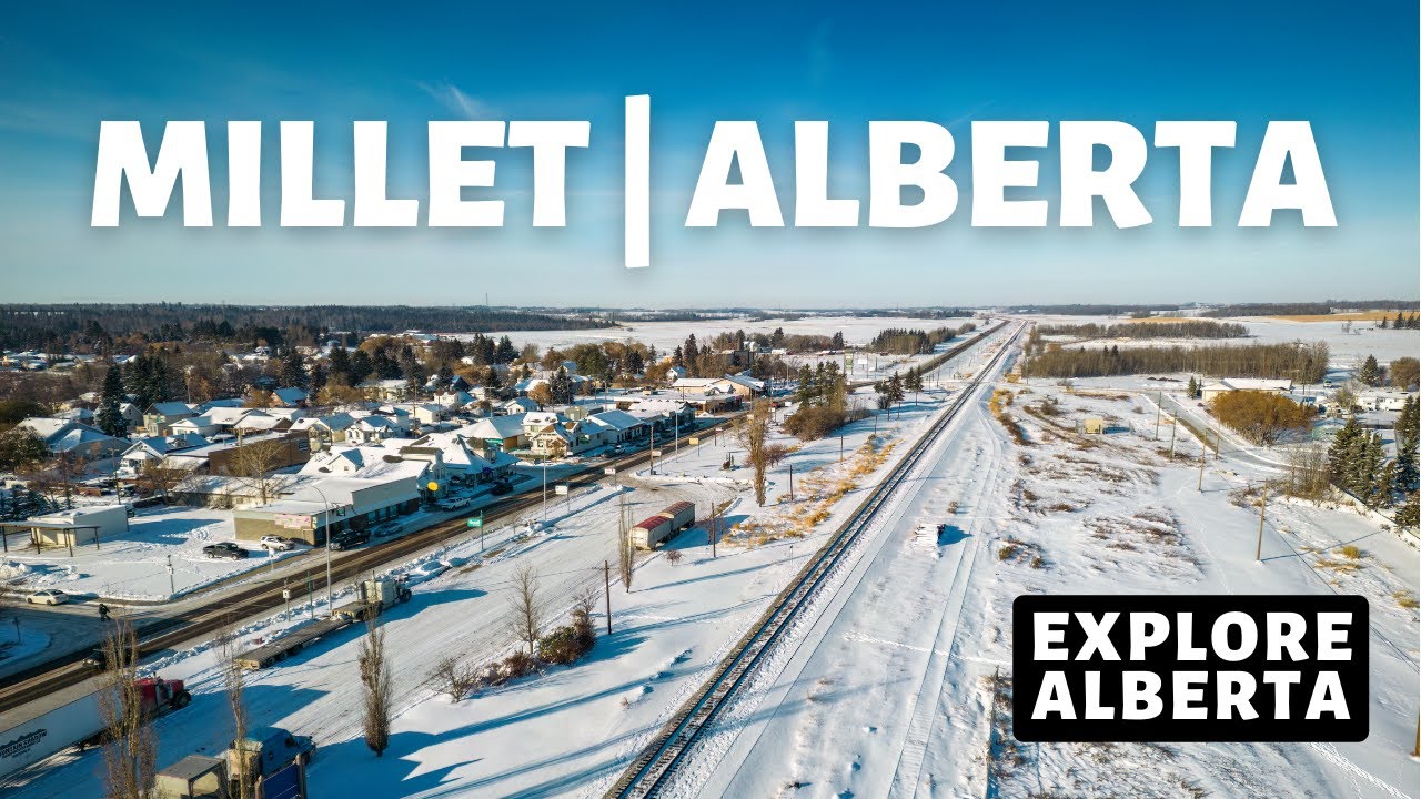 4K Cinematic Drone Footage | Millet, Alberta | Canada | Town Reel