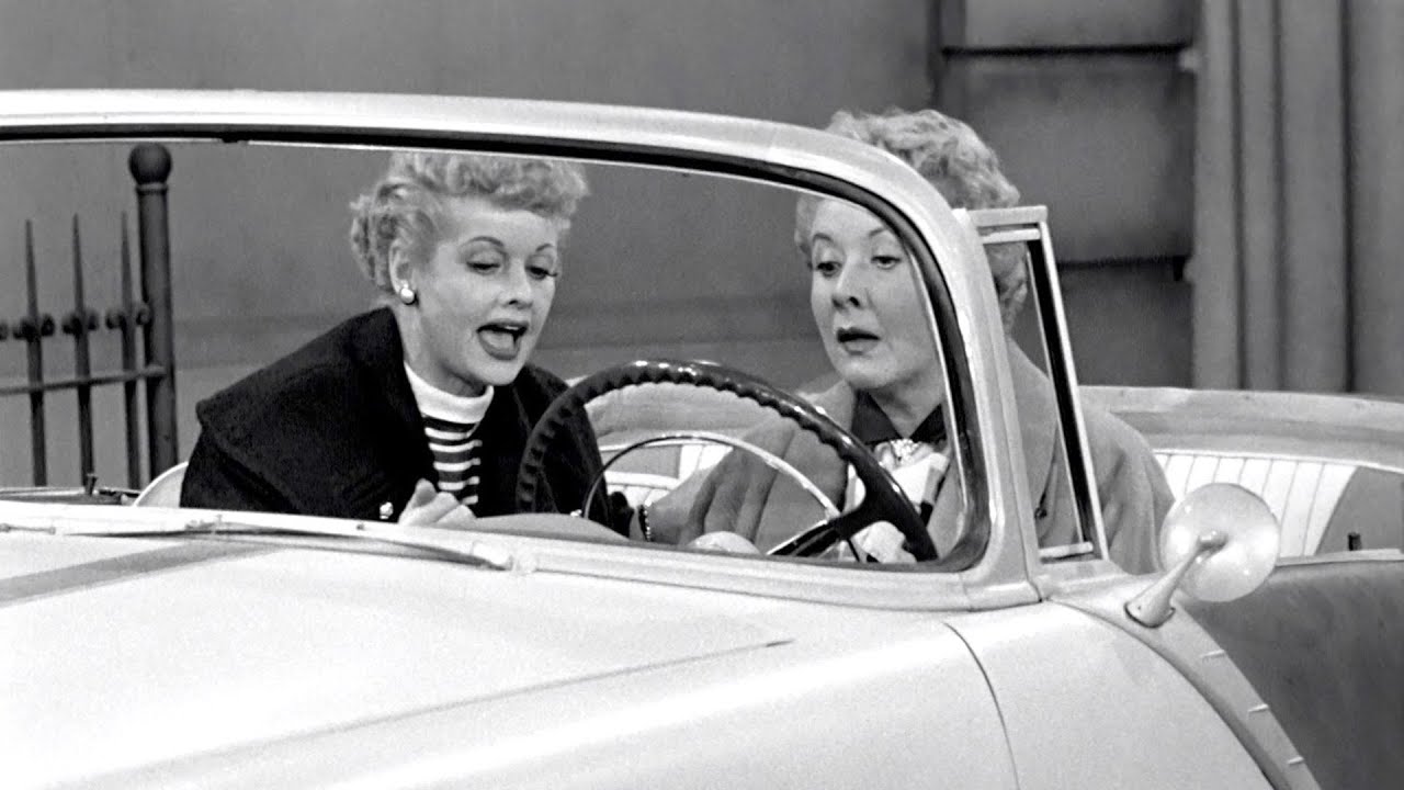 Lucy Teaches Ethel to Drive!
