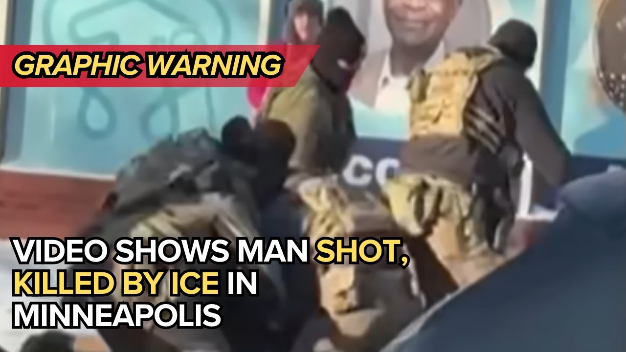 GRAPHIC WARNING: Video appears to show man shot, killed by ICE in Minneapolis