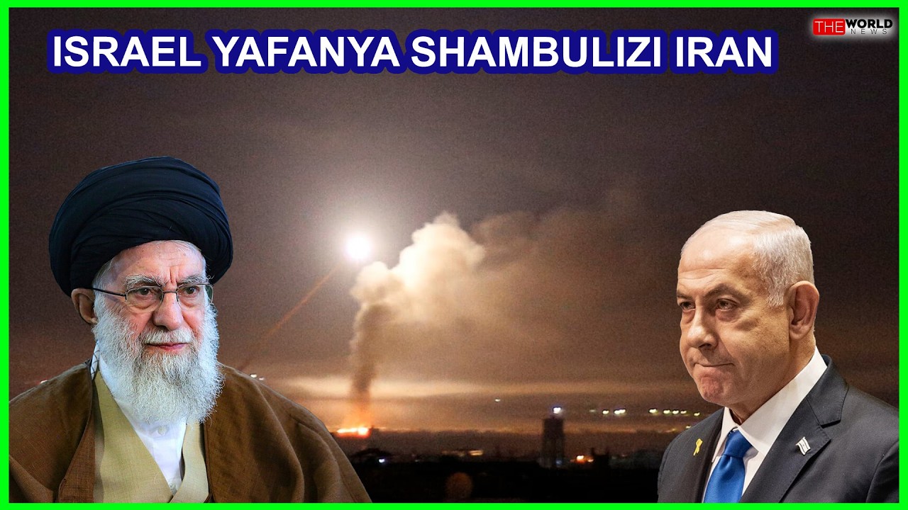 ISRAEL YAISHAMBULIA IRAN/HUKU VING'ORA VIKILIA KILA SEHEMU ISRAEL