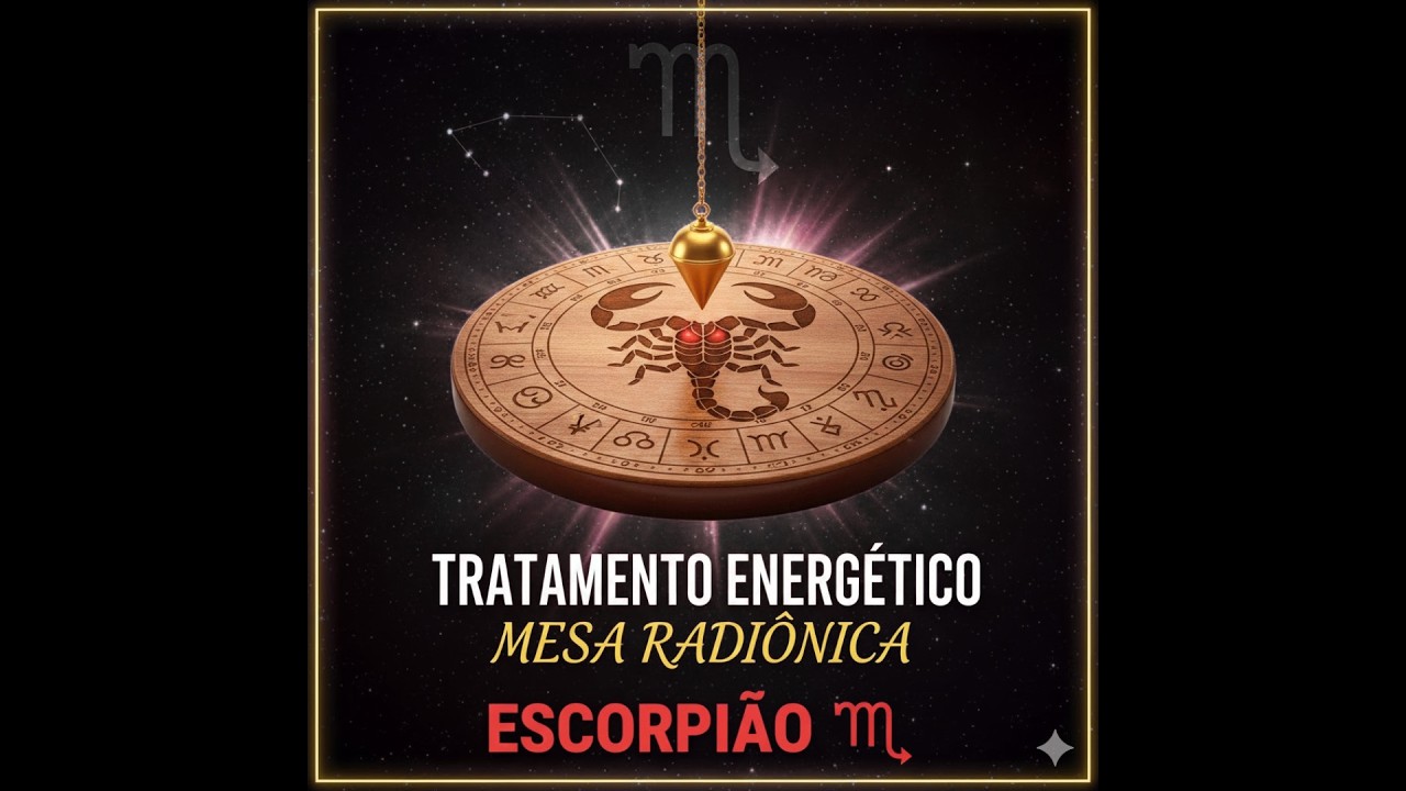 Signo de Escorpião - Qual área deve ser tratada energeticamente com a Mesa de Radiestesia?