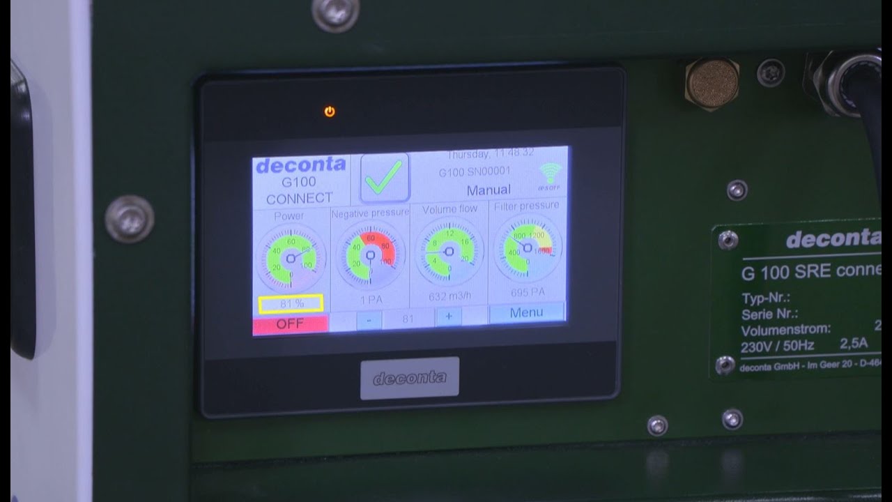 Negative pressure control SRE connect