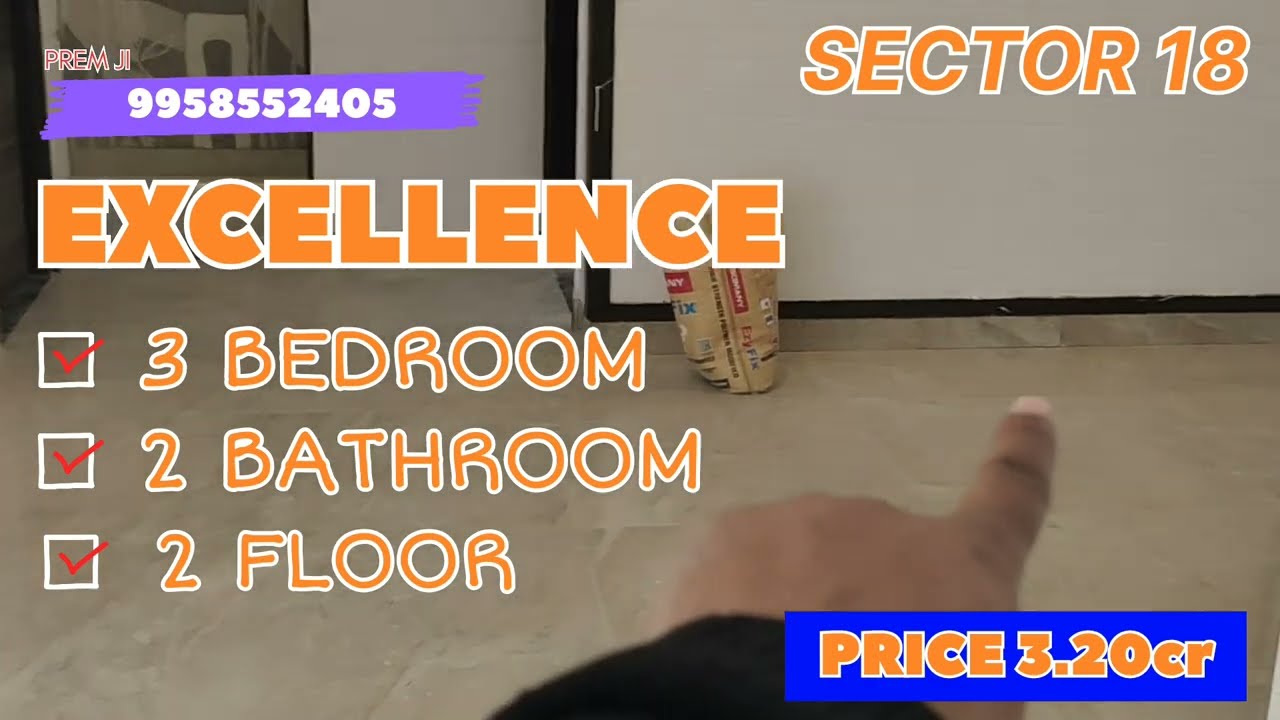 SALE SEC 18 EXCELLENCE APT 3 BED 2 BATH FURNISHED FLAT DWARKA DELHI 