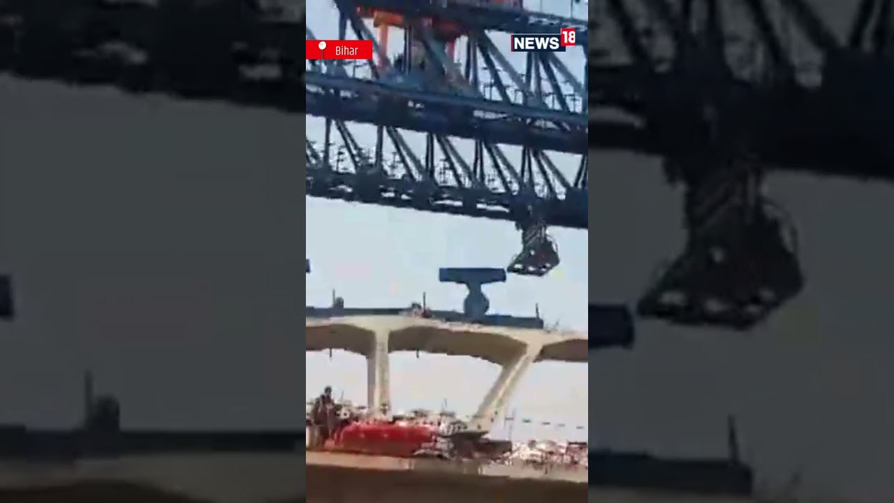 On Camera, Under-Construction Bridge Collapses in Bihar's Supaul | Bihar Bridge Collapse | N18S