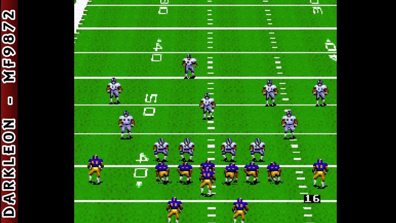 Super Nintendo - John Madden Football &copy; 1991 Park Place Productions - Gameplay