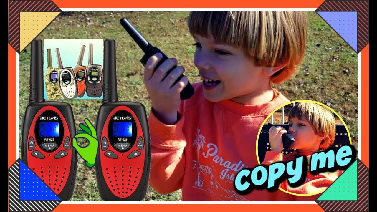 Kids Walkie Talkies Retevis TOY RADIO RT628 Sweetie Fella Aleks APPROVED 🙃PRETENDED PLAY