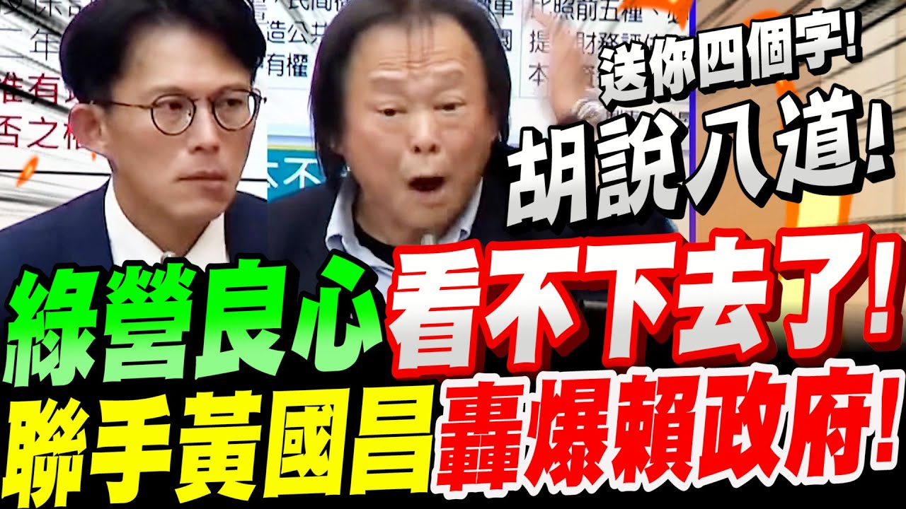 【全字幕】綠營良心王世堅～看不下去了！聯手黃國昌轟爆賴政府趴黑幕！兩人罕見混合雙打！立法院質詢:國發會、金管會