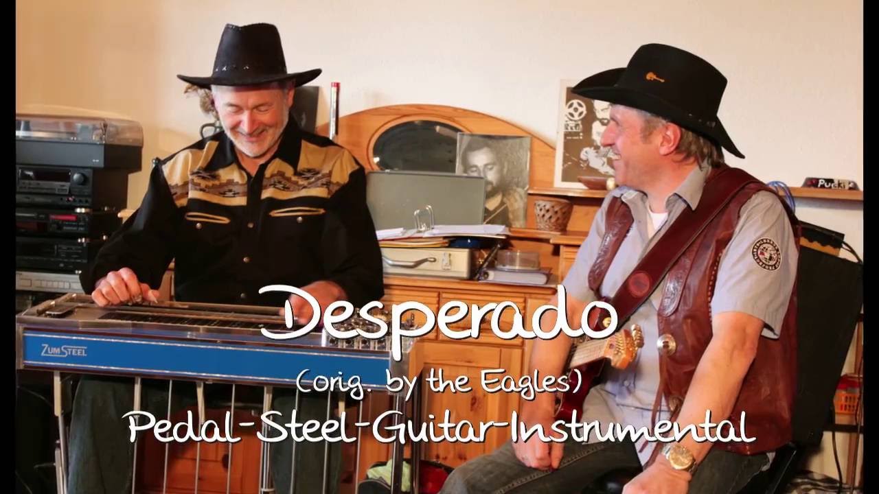 Cover of 'Desperado' by The Eagles Pedal Steel Guitar Instrumental