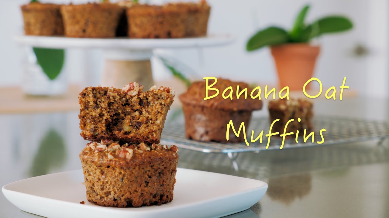 Gluten-free Banana Oat Muffins