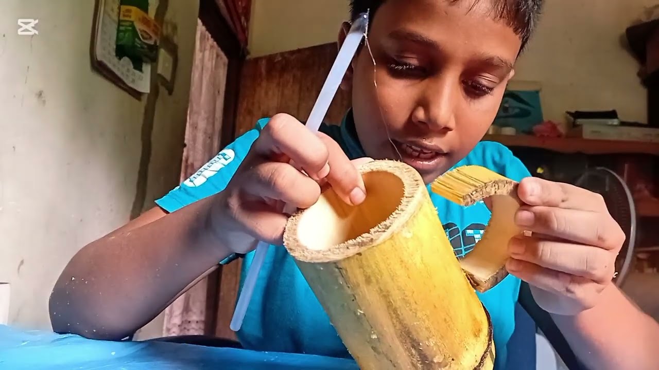උණ බට වලින් කෝප්පයක් හදමු 🎄🎄