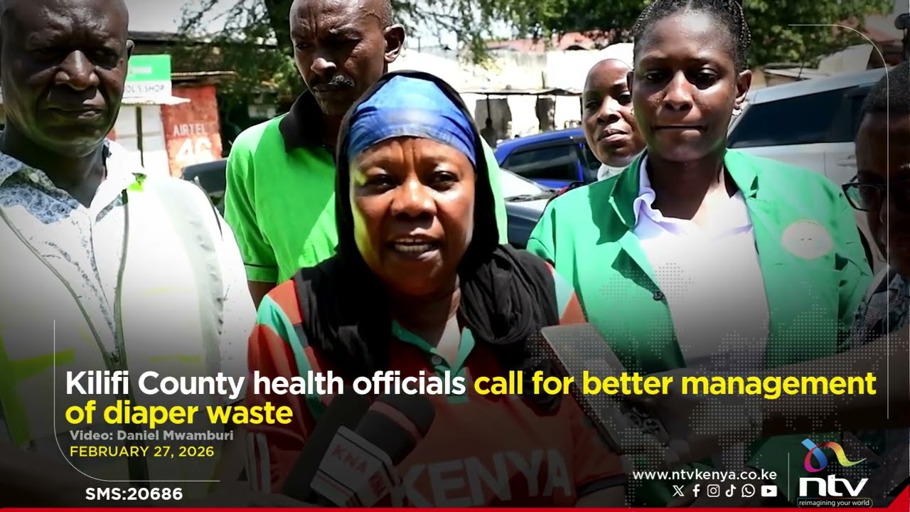 Kilifi County health officials call for better management of diaper waste