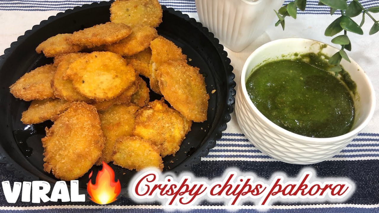 Viral Teatime Recipe | Crispy Pakora Chips Recipe | Easy Potato Recipe 