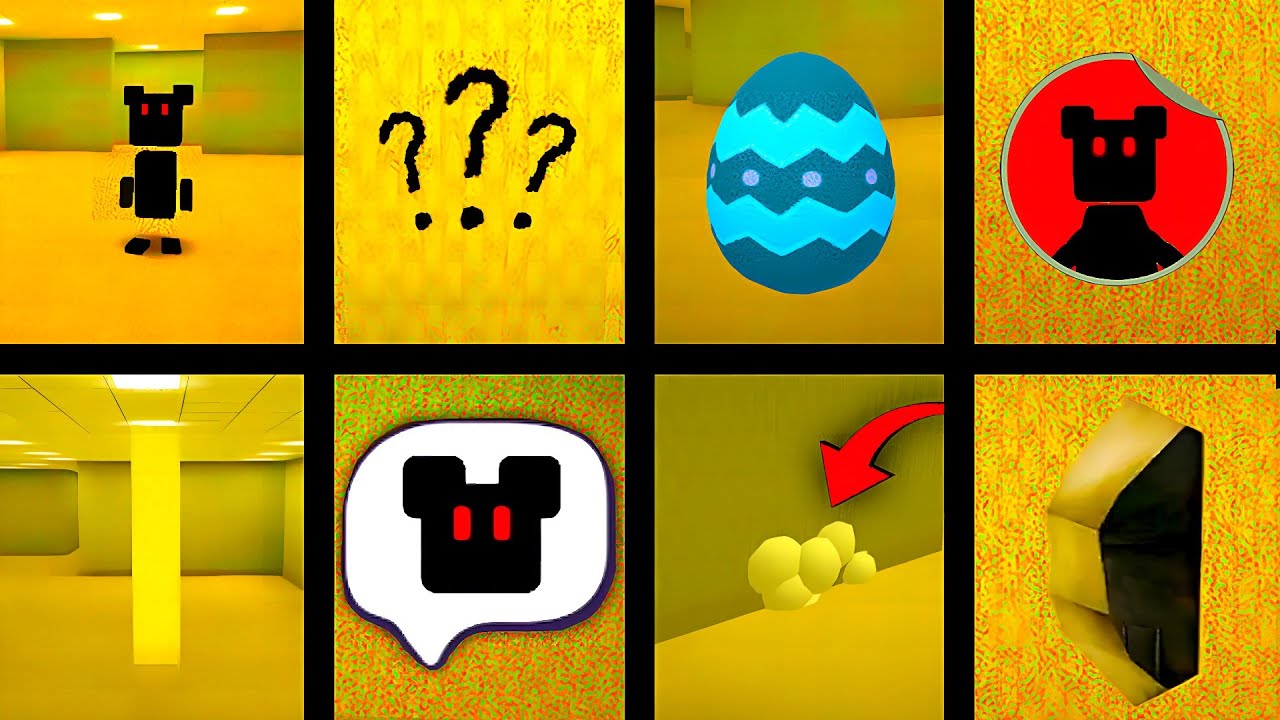 ALL BACKROOMS SECRETS!! MULTIPLAYER GHOST ENTITY CAPITALOS CHESTS SUPER BEAR ADVENTURE 