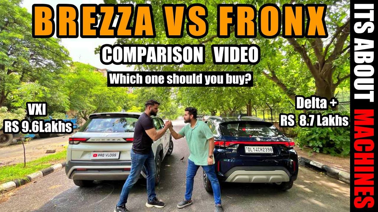 Suzuki FRONX vs Suzuki BREZZA Detailed Comparison | Delta Plus vs VXI model | Aaj milenge sare jawab